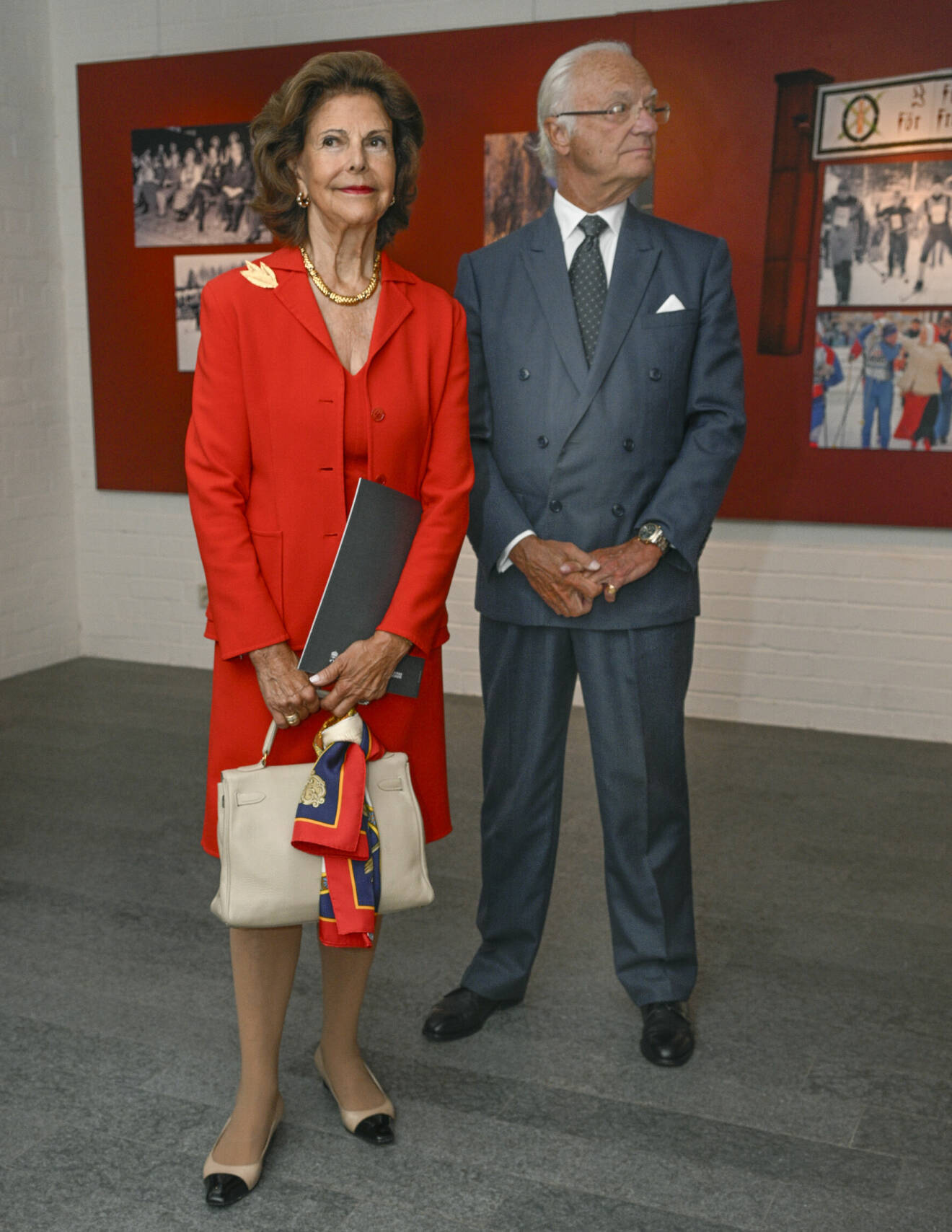 Kungen och drottning Silvia på Dalarnas Museum – länsbesök i Falun 2023