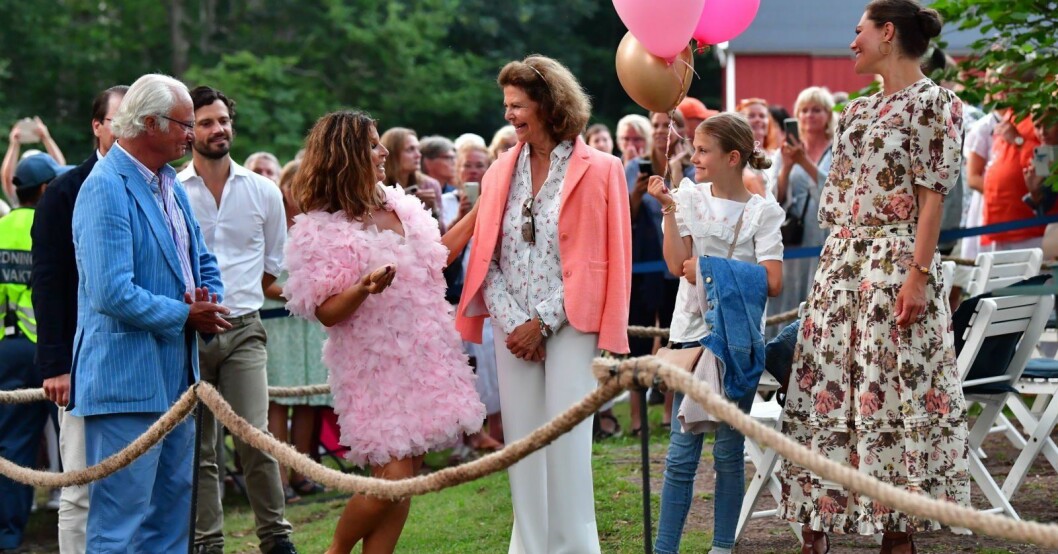 Carola uppträdde för kronprinsessan Victoria på Solliden 2021