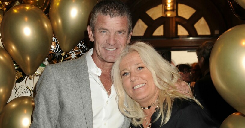 Jesper och Mia Parnevik på pappa Bosse Parneviks 80-årsfest.