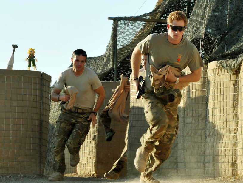 Prins Harry i södra Afghanistan 2012, där han hade uppdraget som andrepilot och skytt i Apache-helikoptern. Prins Harry Tjänstgöring Afghanistan 2012