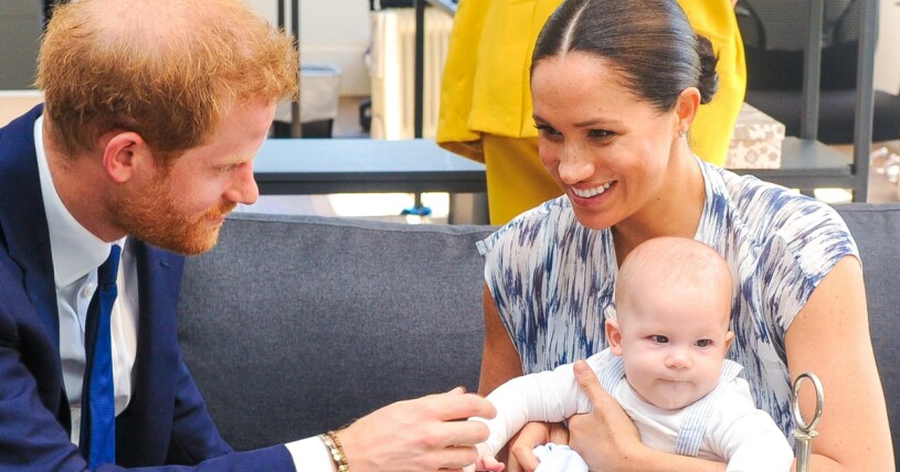 Här var sonen Archie inte gammal! Prins Harry, Meghan Markle och Archie Harrison