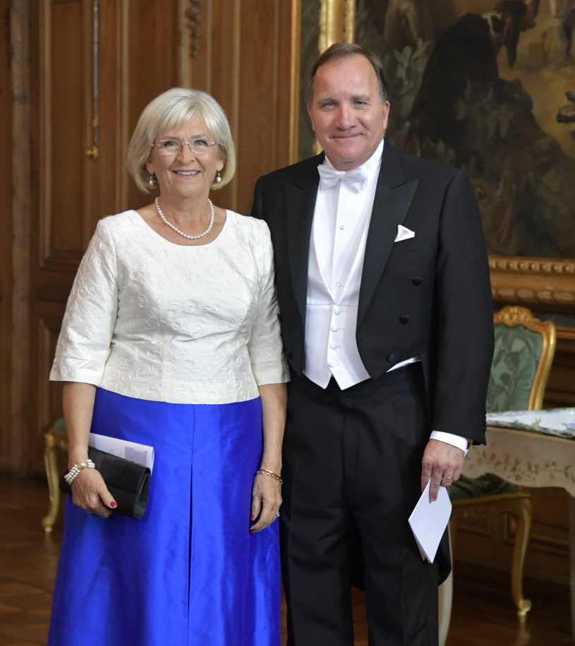 Statsministern med sin Ulla. Stefan Löven och Ulla Löfven