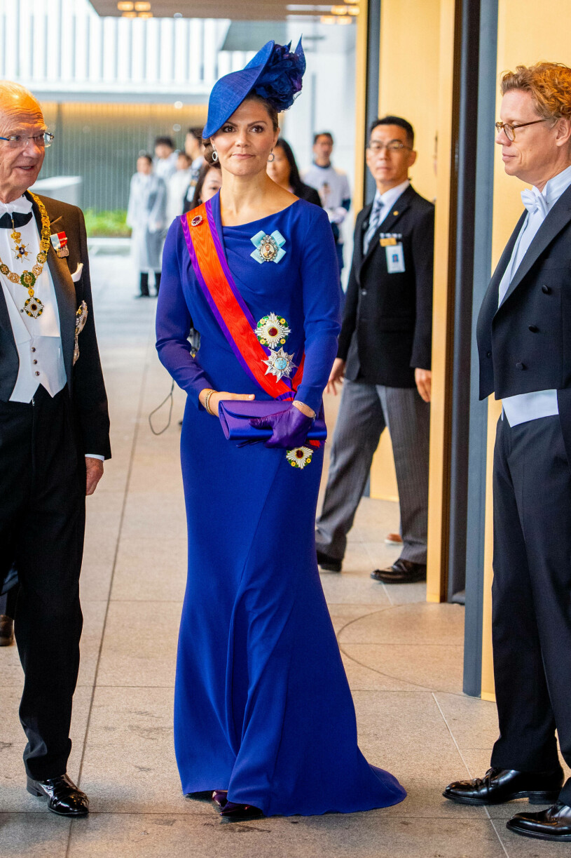 Kronprinsessan Victoria på kröning i Tokyo 2019