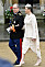 Furst Albert och furstinnan Charlene på kung Charles och drottning Camillas kröning