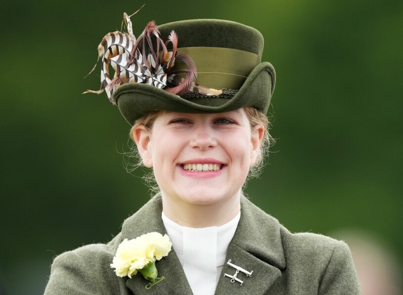 Lady Louise, dotter till drottning Elizabeths och prins Philips yngste son Edward. Prins Philips barnbarn Lady Louise dotter till prins Edward