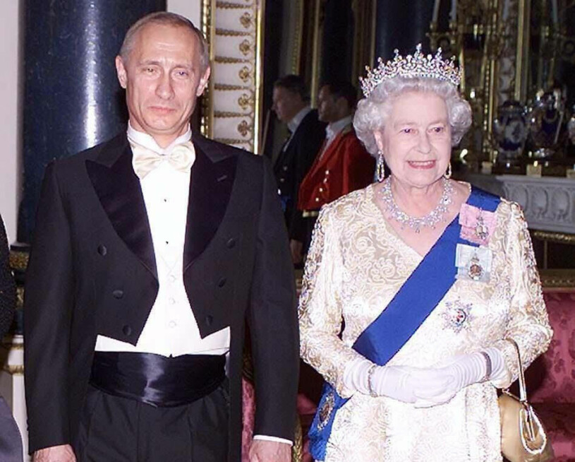 Vladimir Putin Drottning Elizabeth