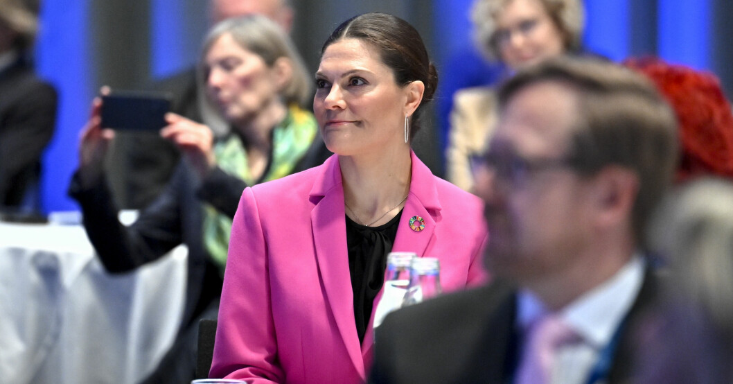 Kronprinsessan Victoria under högnivåmöte om antibiotikaresistens i Arlanda stad