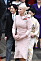 Kronprinsessan Mette-Marit i puderrosa klänning från Peter Dundas