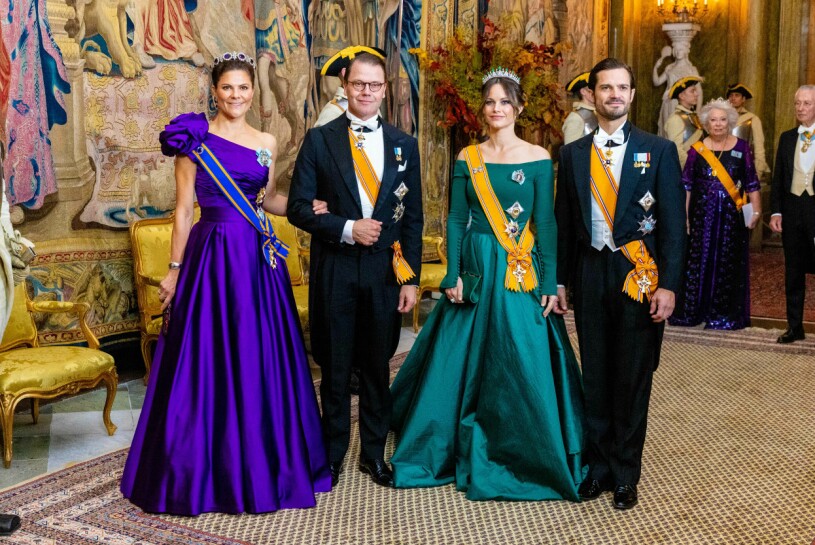 Kronprinsessan Victoria, prins Daniel, prinsessan Sofia och prins Carl Philip