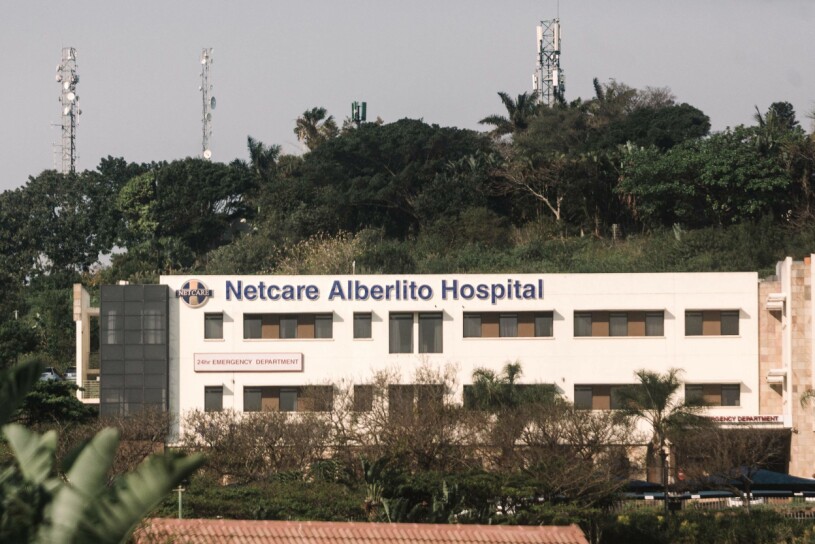 Sjukhuset Durban Charlene kollaps