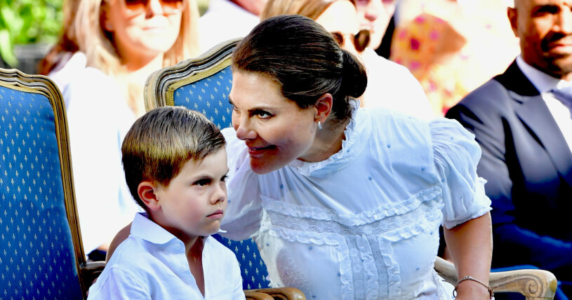 Prins Oscar och kronprinsessan Victoria