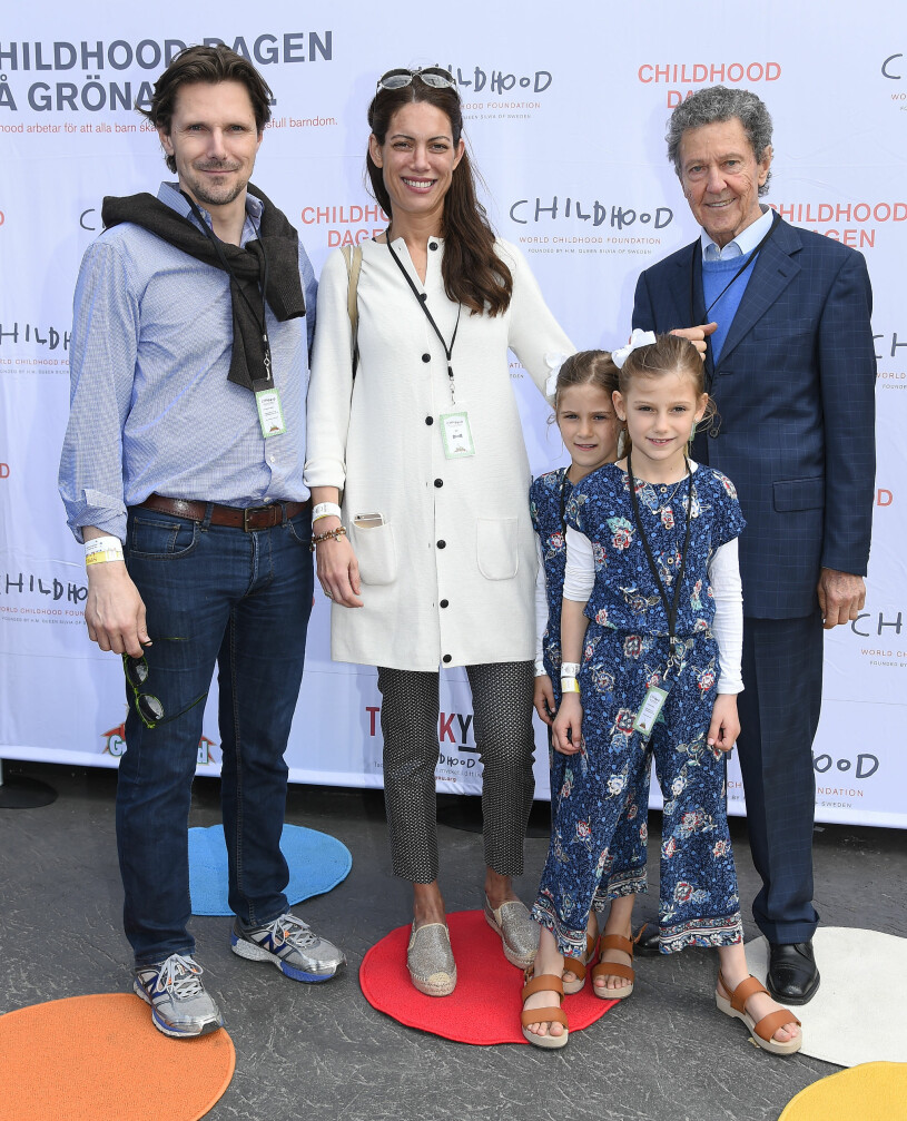 2016. En av de sista bilderna på Walther Sommerlath. Från vänster sonen Patrick, exsvägerskan Maline Sommerlath och barnbarnen Chloé och Anais. Patrick Sommerlath Maline Sommerlath Walther Sommerlath Anais Chloé