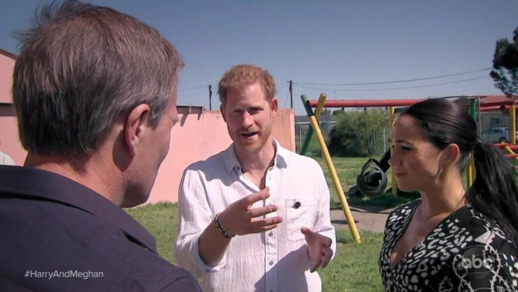Meghan och Harry i dokumentären “Harry & Meghan: An african journey”. Meghan och Harry i dokumentären "Harry & Meghan: An african journey".