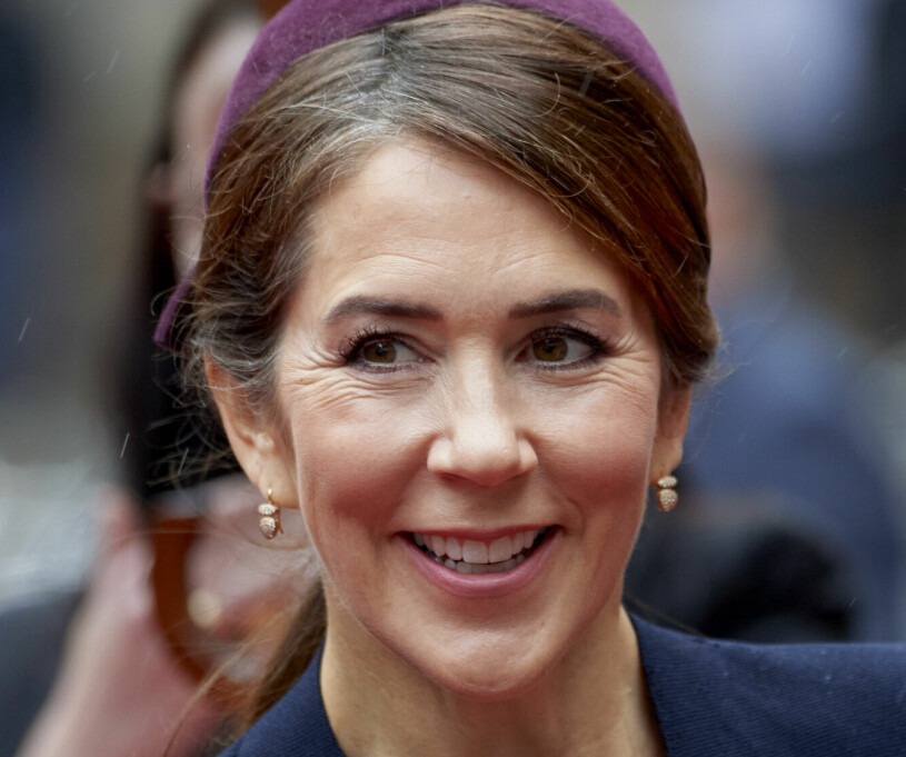 Bilden som avslöjade henne... Kronprinsessan Mary grå hår gråhårig