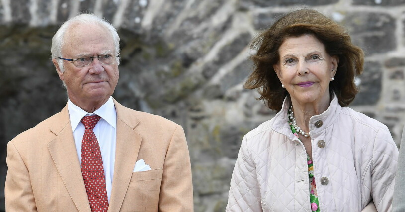 Kung Carl Gustaf och drottning Victoria bjöd med Gunilla Persson på fest. Kung Carl Gustaf och drottning Silvia