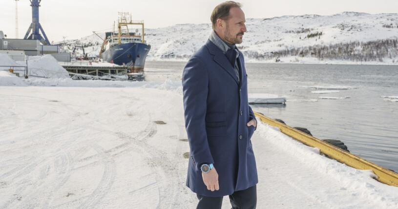 Kronprins Haakon fick utföra fredagens uppdrag utan kronprinsessan Mette-Marit som blivit sjuk. Kronprins Haakon