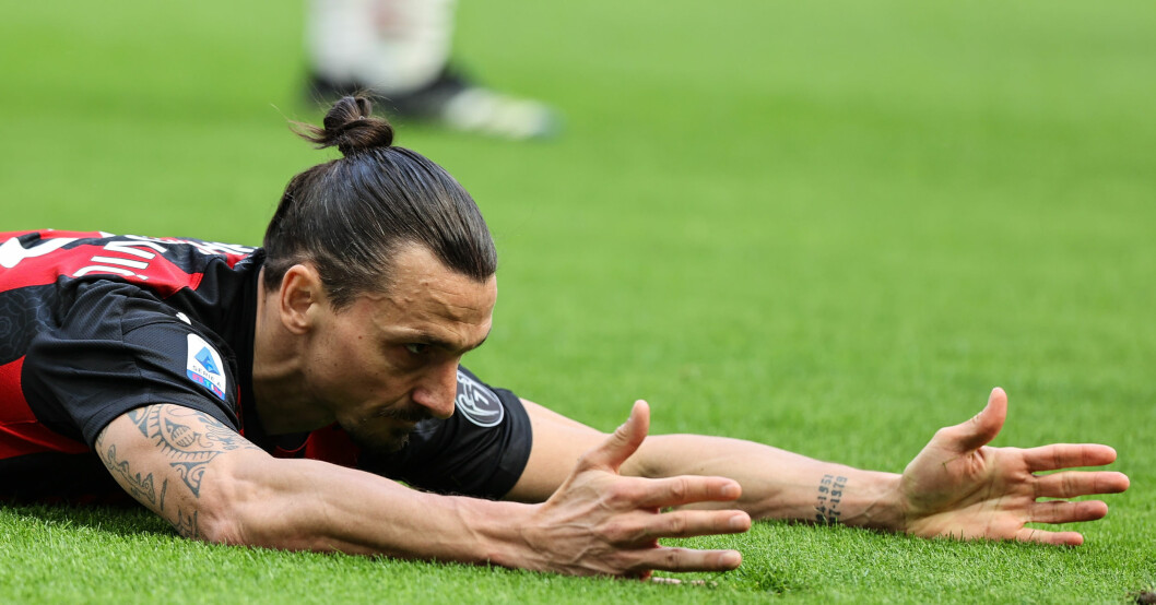 Zlatan ilsknade till under matchen mot Benevento Zlatan Ibrahimovic på fotbollsplan