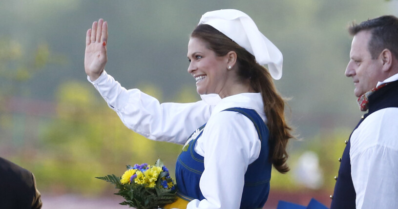 Prinsessan Madeleine på nationaldagsfirandet för några år sedan.