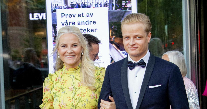 Kronprinsessan Mette-Marit och sonen Marius Borg Höiby