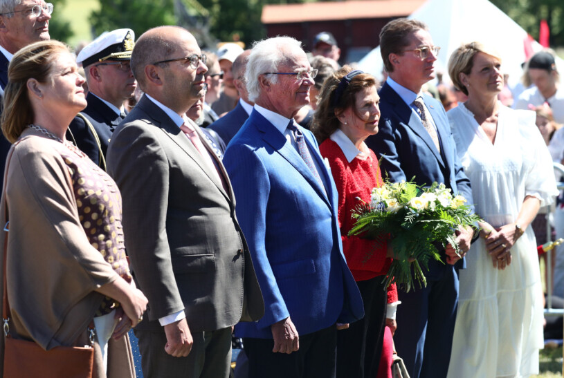 Drottning Silvia och kung Carl Gustav var med på jubeliumet av Göta Kanal som fyllde 200 år.