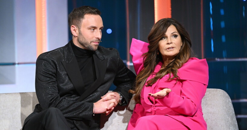 Måns Zelmerlöw och Carola Häggkvist. Måns Zelmerlöw och Carola Häggkvist
