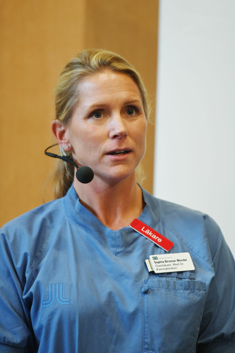 Förlossningsläkare Sophia Bismar Wendel har assisterat vid flera kungliga fölossningar.