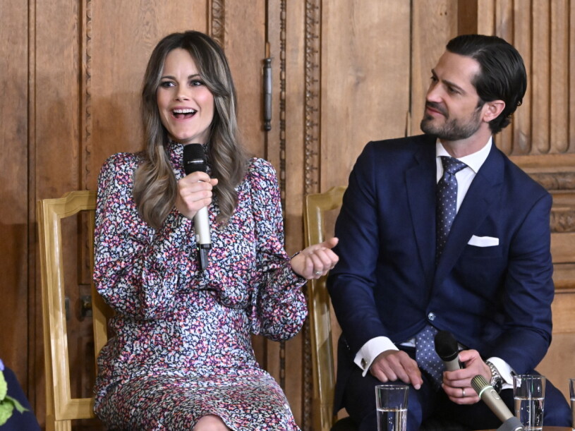 Prinsessan Sofia och prins Carl Philip. Prinsessan Sofia och prins Carl Philip