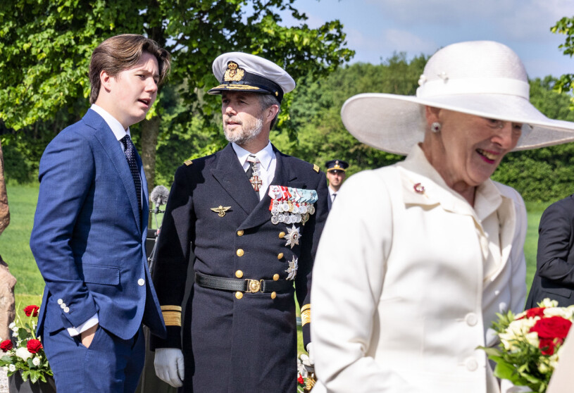 Två framtida kungar av Danmark: Prins Christian och kronprins Frederik. Prins Christian Kronprins Frederik Genforeningen 2021