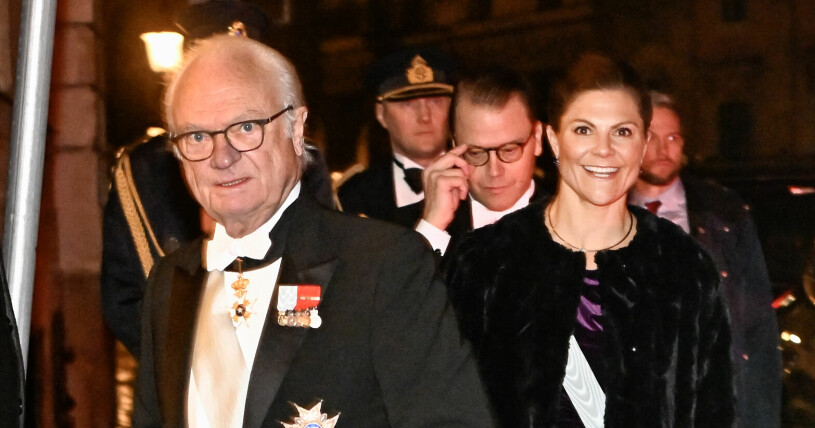 Kung Carl Gustaf och kronprinsessan Victoria. Kung Carl Gustaf och kronprinsessan Victoria