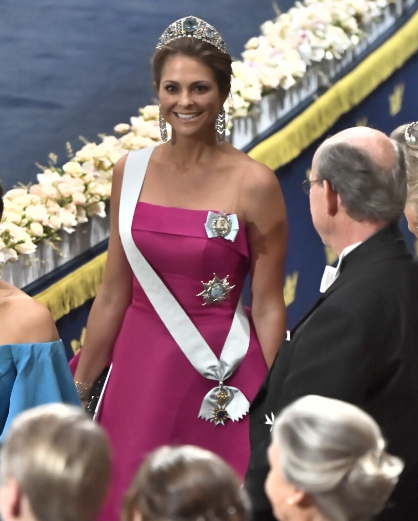 Prinsessan Madeleine på Nobelfesten 2019. Prinsessan Madeleine på Nobelfesten 2019
