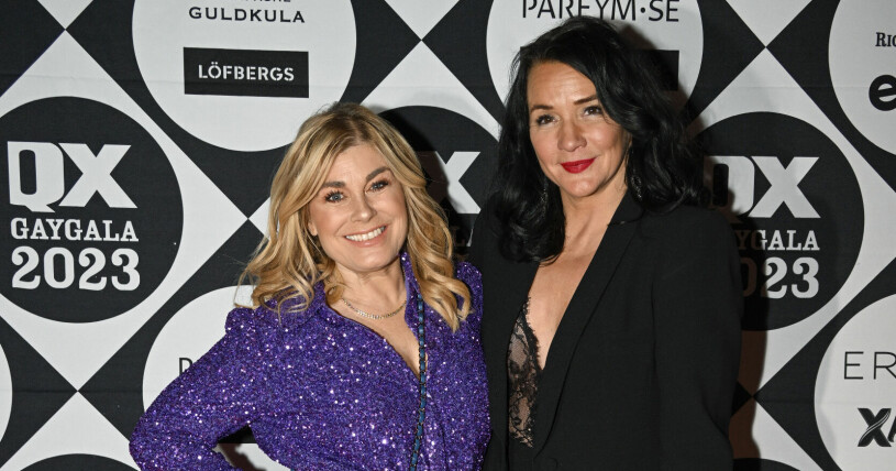 Bästa vännerna Pernilla Wahlgren och Sofia Wistam. Pernilla Wahlgren och Sofia Wistam