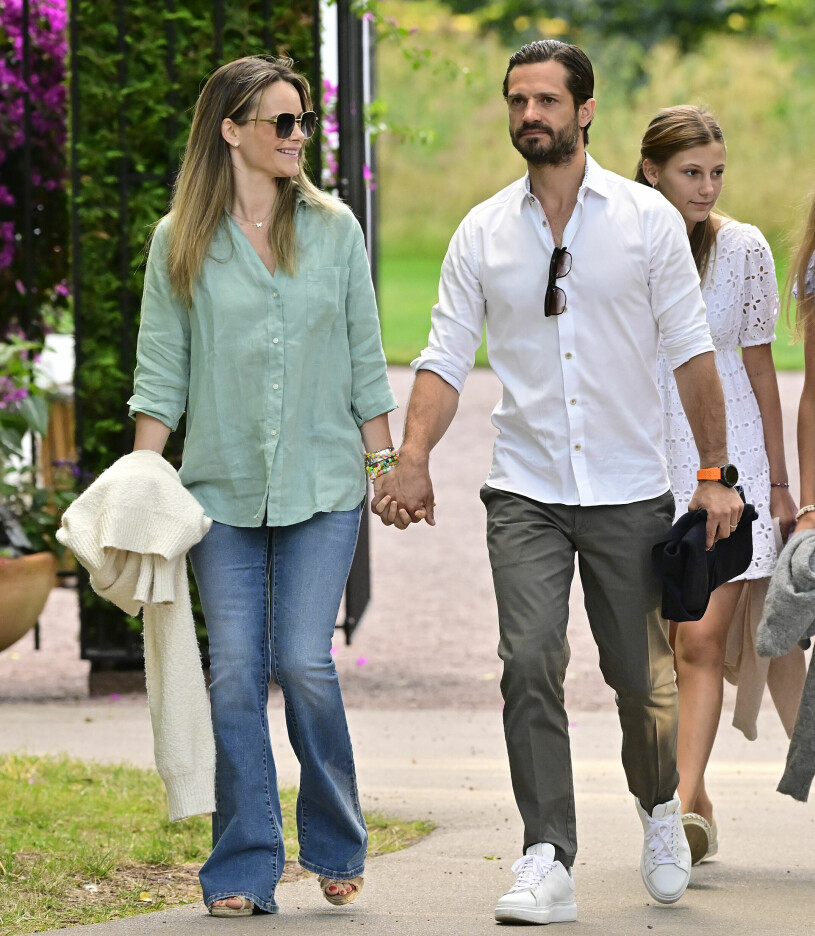Sommarlycka: Sofia och Carl Philip. Prinsessan Sofia och prins Carl Philip på konsert med Jill Johnson Solliden Sessions 2022