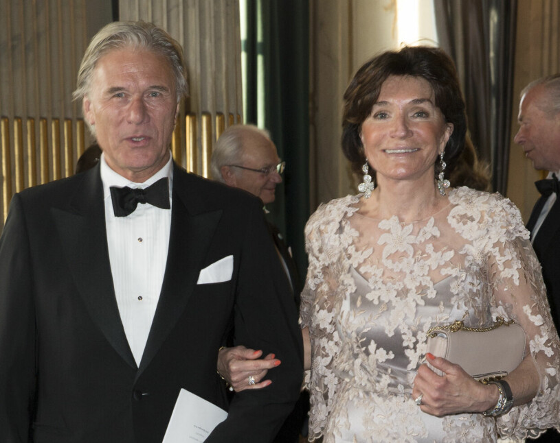 Carola och Fredrik Gottlieb på kungens 70-årsfest. Louise Thotts föräldrar Carola och Fredrik Gottlieb på kungens 70-årsfest 2016
