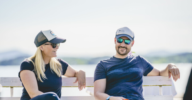 Det blev en härlig dag på Oslofjorden! prins haakon prinsessan mette-marit