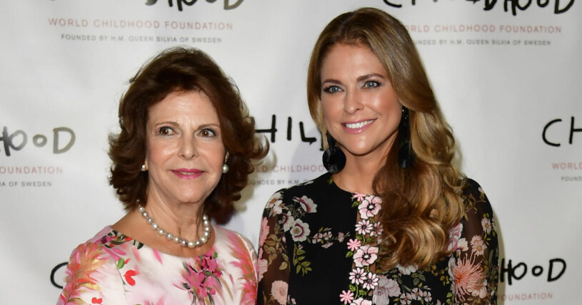 Drottning Silvia och prinsessan Madeleine använde sig själva som dragplåster på galan! Drottning Silvia och prinsessan Madeleine