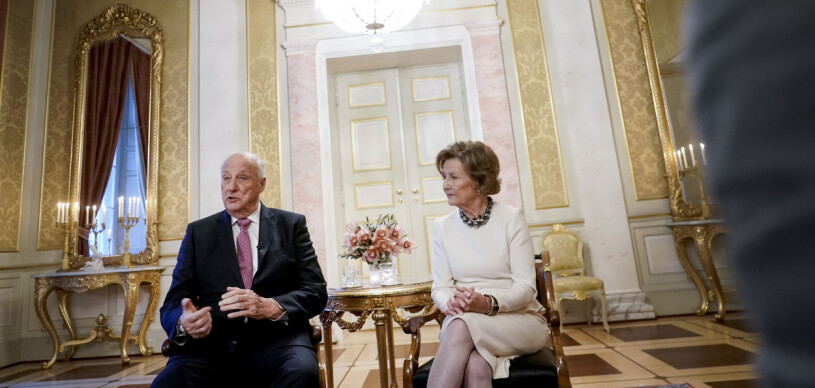 Kung Harald och drottning Sonja. Kung Harald och drottning Sonja