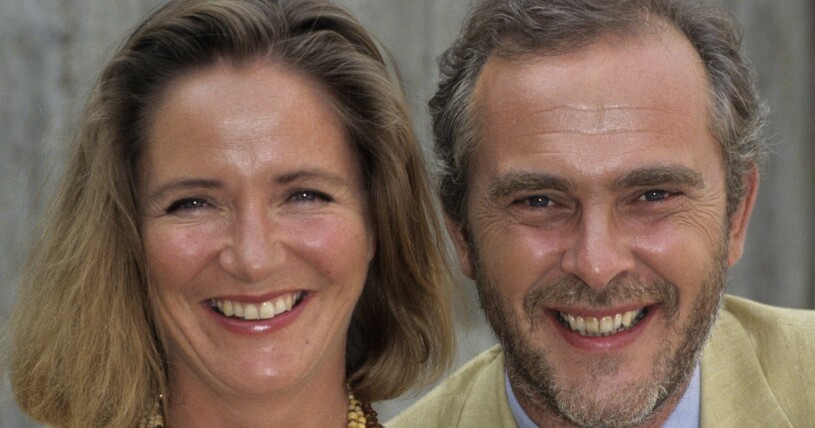 Malou von Sivers och Bengt Magnusson 1993. Men någon romans ska det aldrig ha varit tal om mellan dem, den goda personkemin till trots.