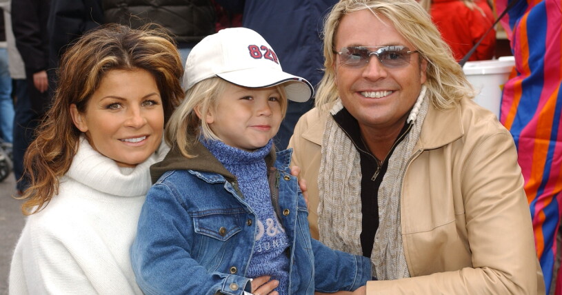 Carola, Amadeus och Runar. Här kan de forna makarna ännu le tillsammans. Carola Häggkvist, Amadeus Sögaard och Runar Sögaard