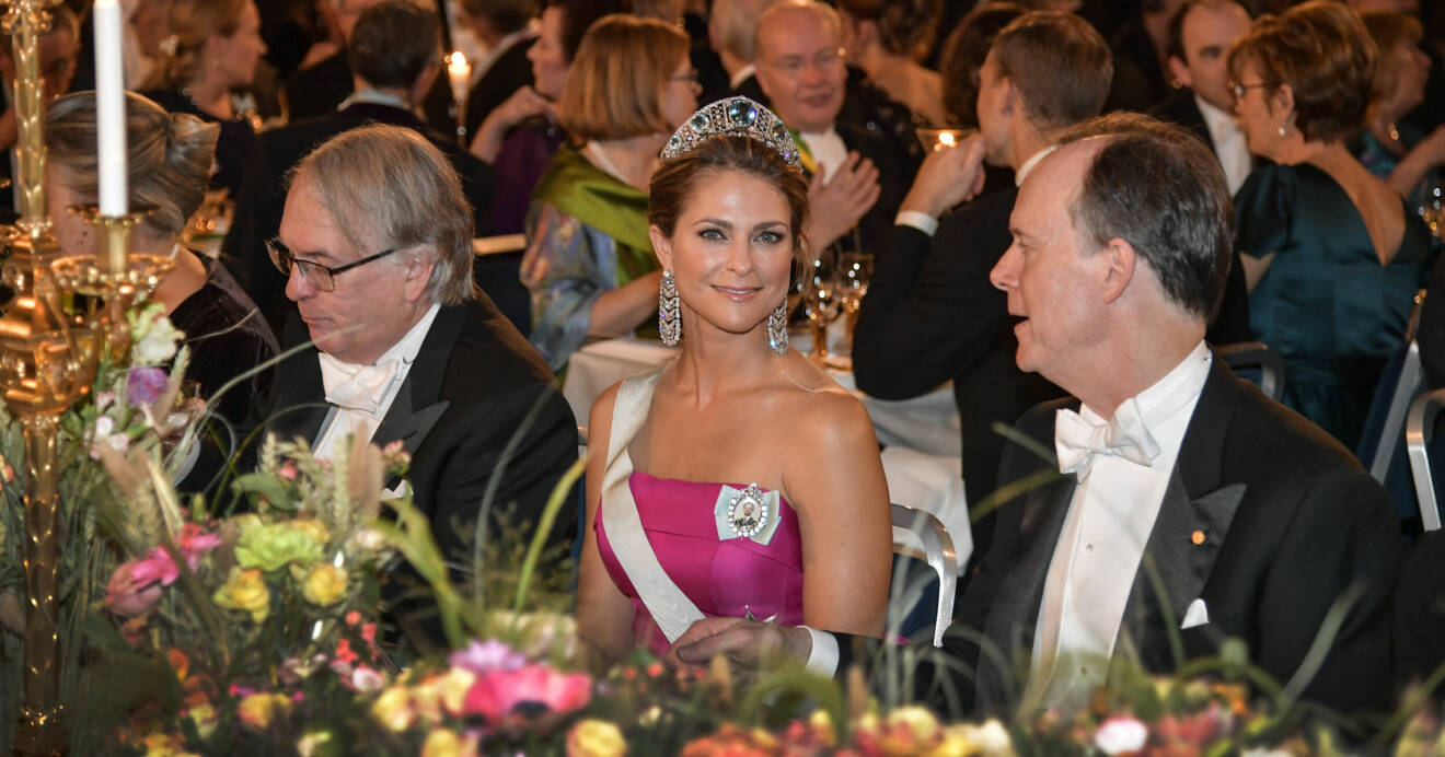 Prinsessan Madeleine på Nobelmiddagen 2019