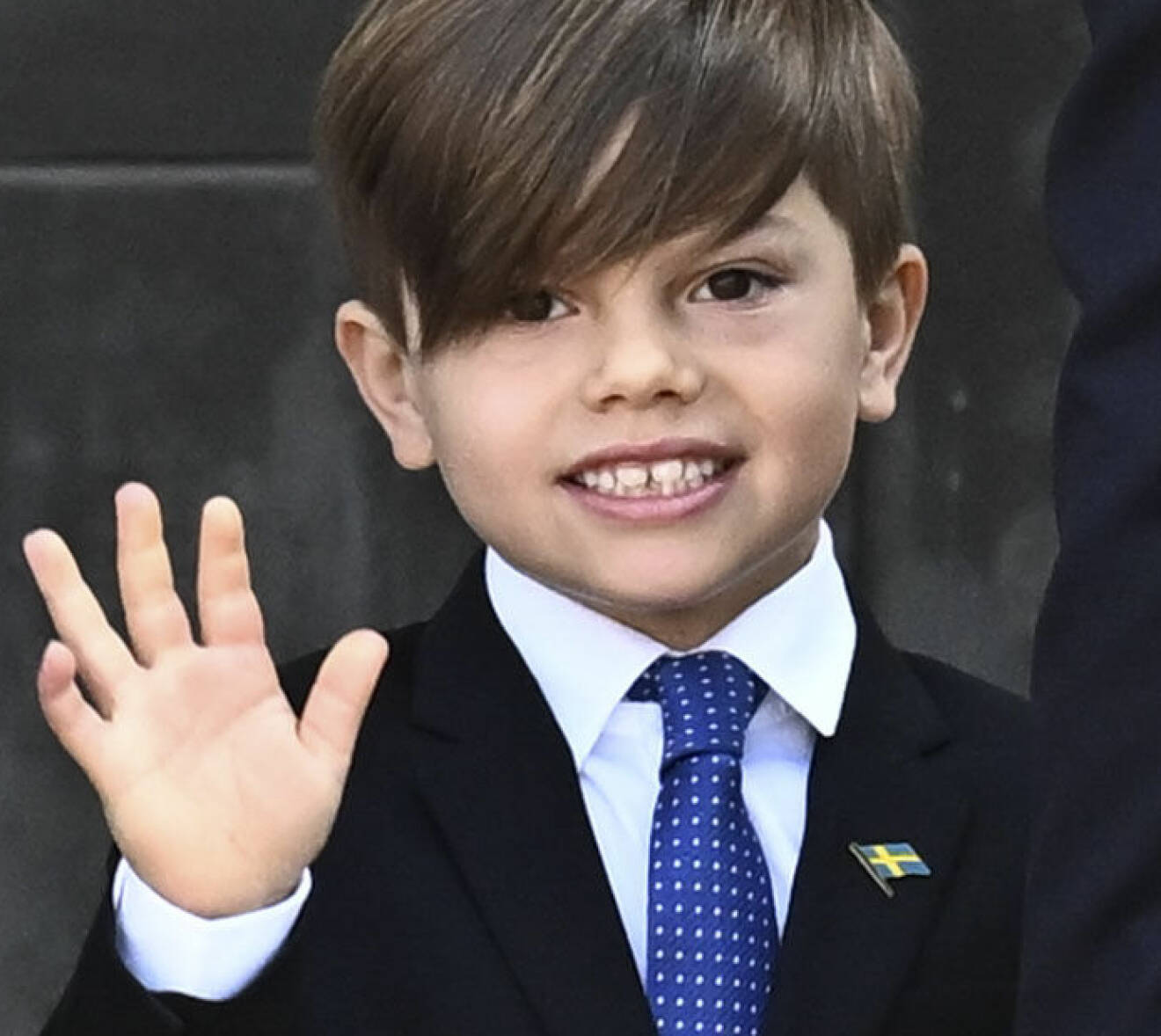 Prins Oscar vid firandet av Nationaldagen 2023