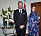 Kronprins Haakon och kronprinsessan Victoria på svenska ambassaden i Nairobi torsdag kväll