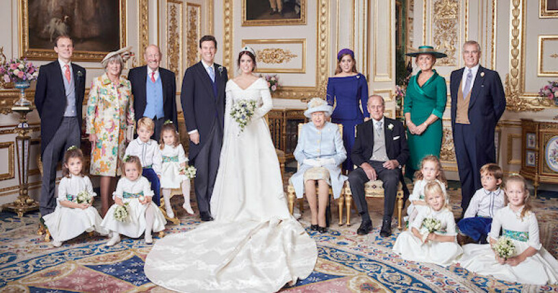 När prinsessan Eugenie gifte sig tvingades prins Philip tolerera Sarah Ferguson. Brittiska kungafamiljen