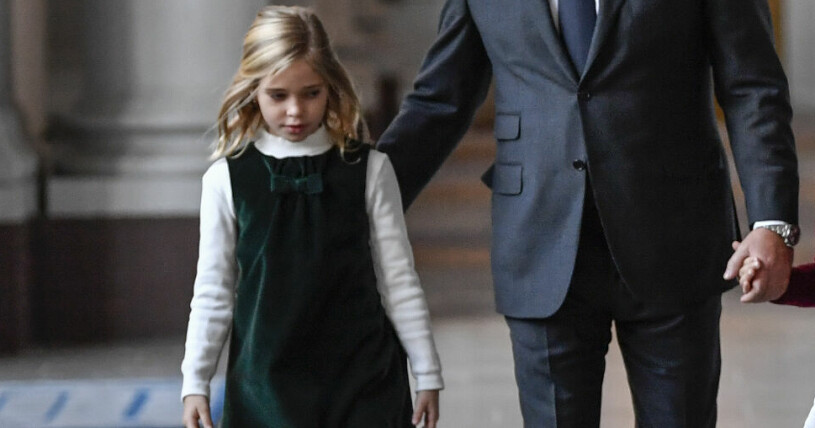 Prinsessan Leonore på Stockhols slott i Stockholm, december 2021