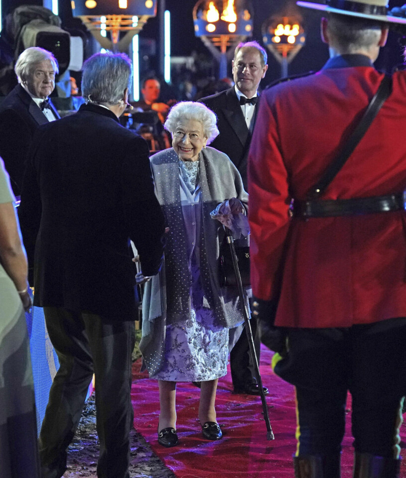 Drottning Elizabeth anländer till Windsor Horse Show 2022