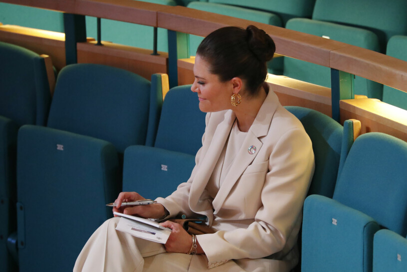 Ett kärt återseende för kronprinsessan Victoria. Kronprinsessan Victoria Nobel Prize Summit