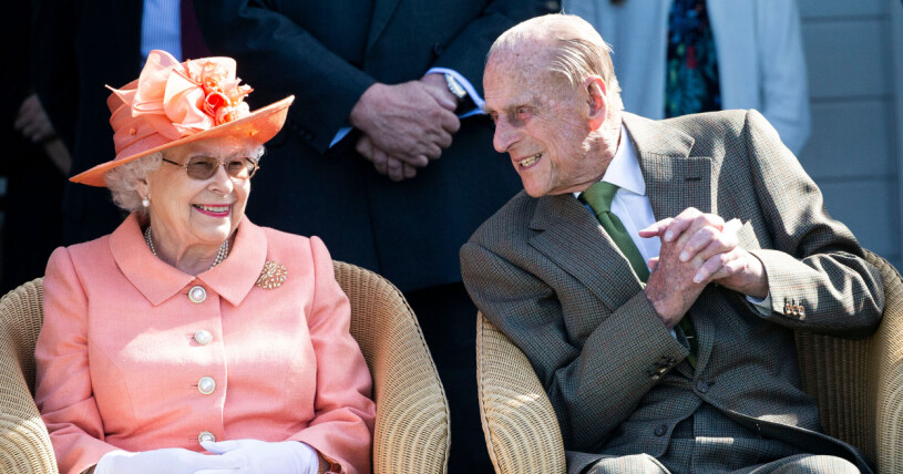 Drottning Elizabeth och prins Philip, 2018
