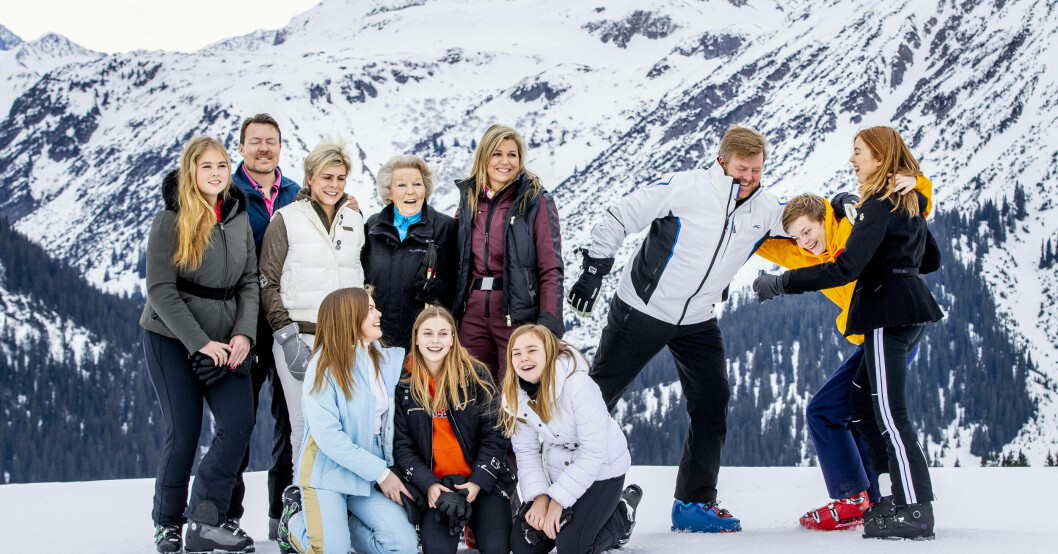 Hela den nederländska kungafamiljen står väldigt nära varandra!