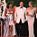 Monacos kungafamilj / furstefamilj: Prinsessan Caroline av Monaco, furst Albert av Monaco och furstinnan Charlene av Monaco