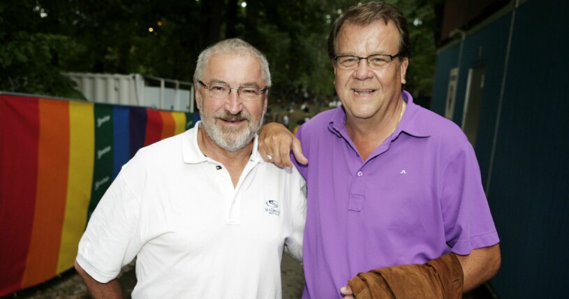 Lasse Berghagen och Magnus Härenstam var nära vänner.