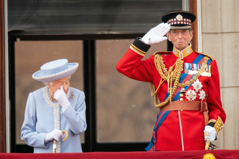 Drottning Elizabeth och Edward. Drottning Elizabeth och Edward